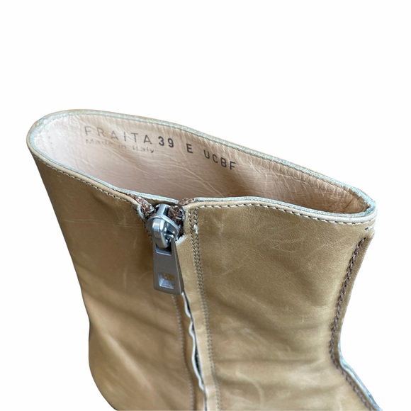 Vintage Bally Fraita Tan Leather Boot EU 39 US 8.5 - Picture 4 of 4